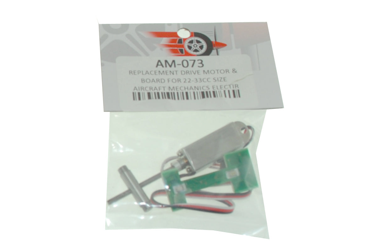 AM-073 REPLACEMENT DRIVE MOTOR & BOARD FOR 22-33CC SIZE AIRCRAFT MECHANICS ELECTRI Himark