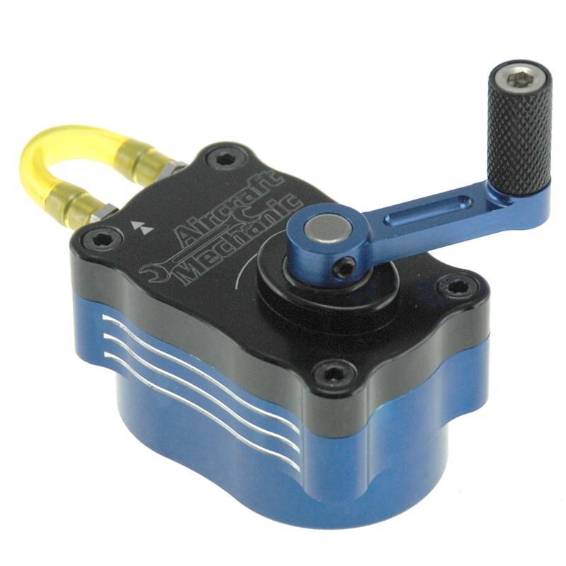 AM-HANDPUMP AIRCRAFT MECHANICS CNC ALUMINIUM HAND FUEL PUMP FOR GASOLINE / GLOW FUELS Himark