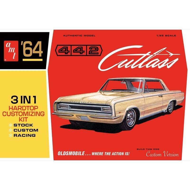 AMT1066 AMT 1/25 1964 Olds Cutlass 442 Hardtop Plastic Model Kit AMT