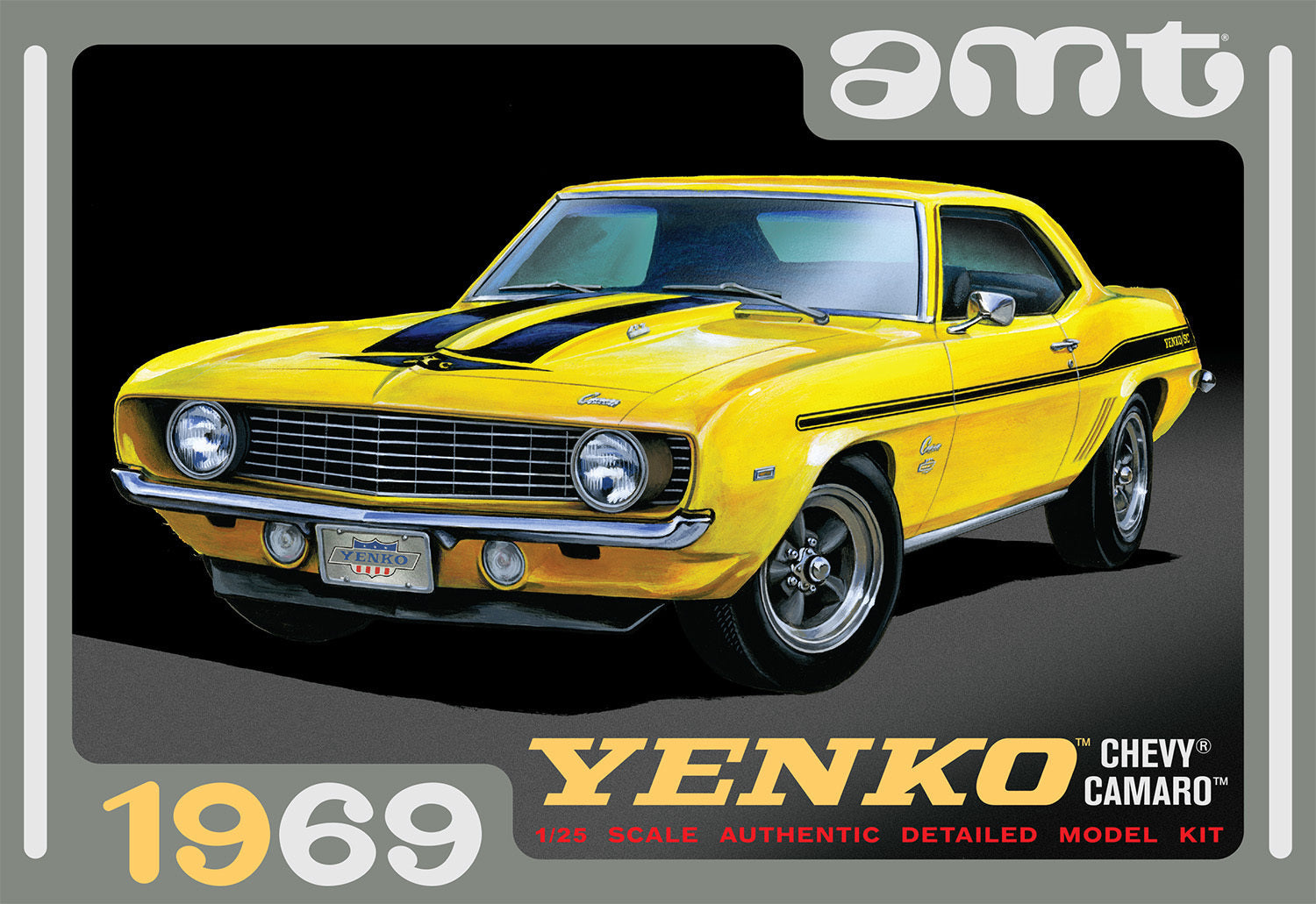 AMT1093 AMT 1/25 1969 Chevy Camaro (Yenko) Plastic Model Kit AMT
