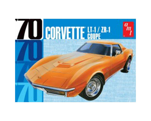 AMT1097 AMT 1/25 1970 Chevy Corvette Coupe Plastic Model Kit