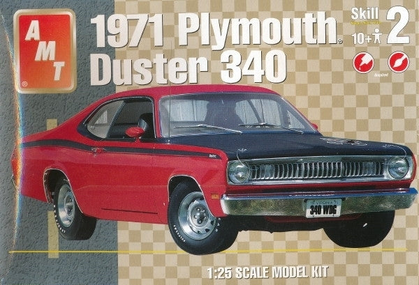 AMT1118M AMT 1/25 1971 Plymouth Duster 340 Plastic Model Kit AMT