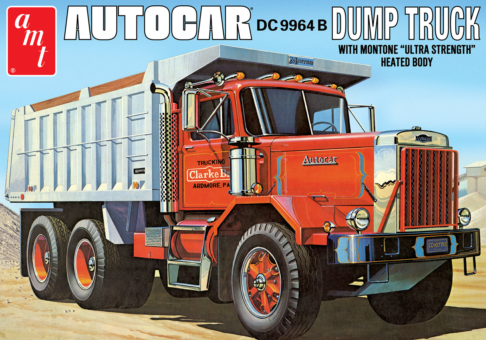 AMT1150 AMT 1/25 Autocar Dump Truck Plastic Model Kit AMT