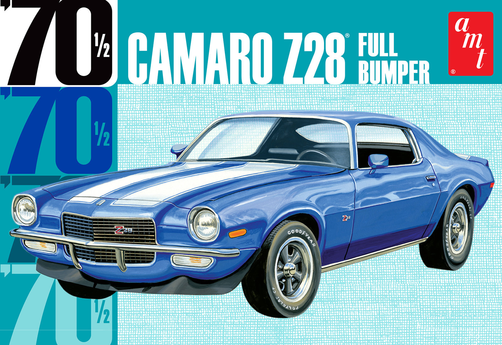 AMT1155 AMT 1/25 1970 Camaro Z28 "Full Bumper" Plastic Model Kit AMT