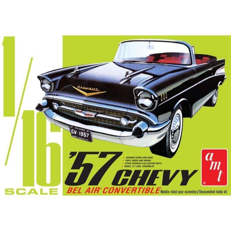 AMT1159 AMT 1/16 1957 Chevy Bel Air Convertible Plastic Model Kit AMT