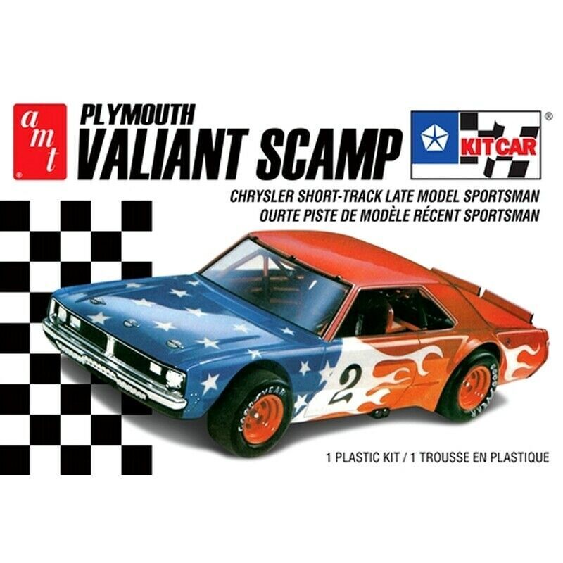 AMT1171M AMT 1/25 Plymouth Valiant Scamp Kit Car Plastic Model Kit AMT