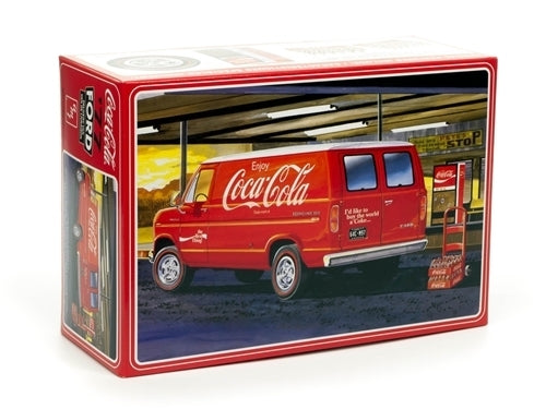 AMT1173M AMT 1/25 1977 Ford Van w/Vending Machine (Coca-Cola) 2T Plastic Model Kit