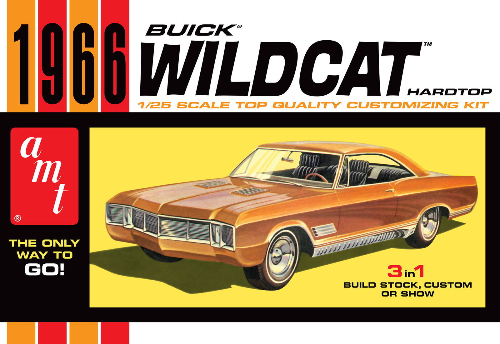 AMT1175 AMT 1/25 1966 Buick Wildcat Plastic Model Kit AMT