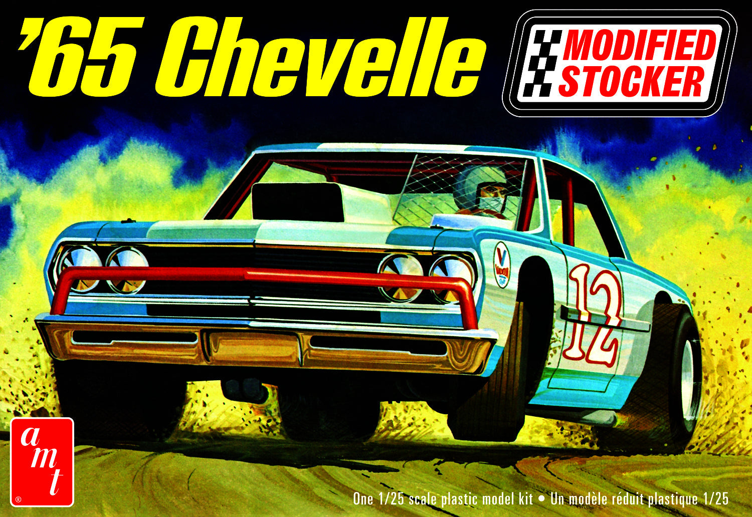 AMT1177 AMT 1/25 1965 Chevelle Modified Stocker Plastic Model Kit AMT