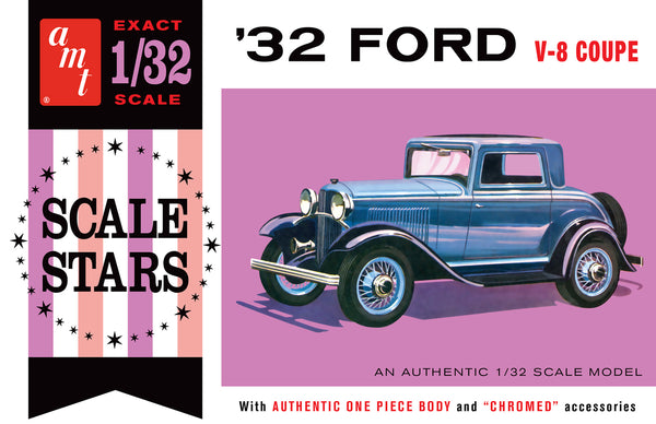 AMT1181 AMT 1/32 1932 Ford Scale Stars Plastic Model Kit