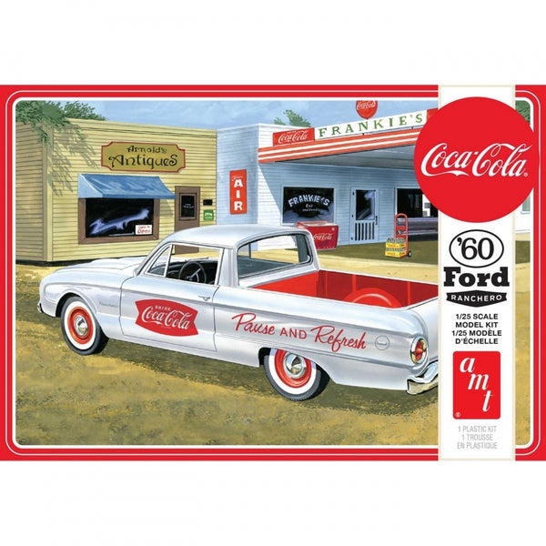 AMT1189M AMT 1/25 1960 Ford Ranchero w/Coke Chest (Coca-Cola) 2T Plastic Model Kit