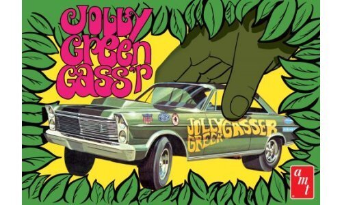 AMT1192 AMT 1/25 1965 Ford Galaxie "Jolly Green Gasser" Plastic Model Kit AMT
