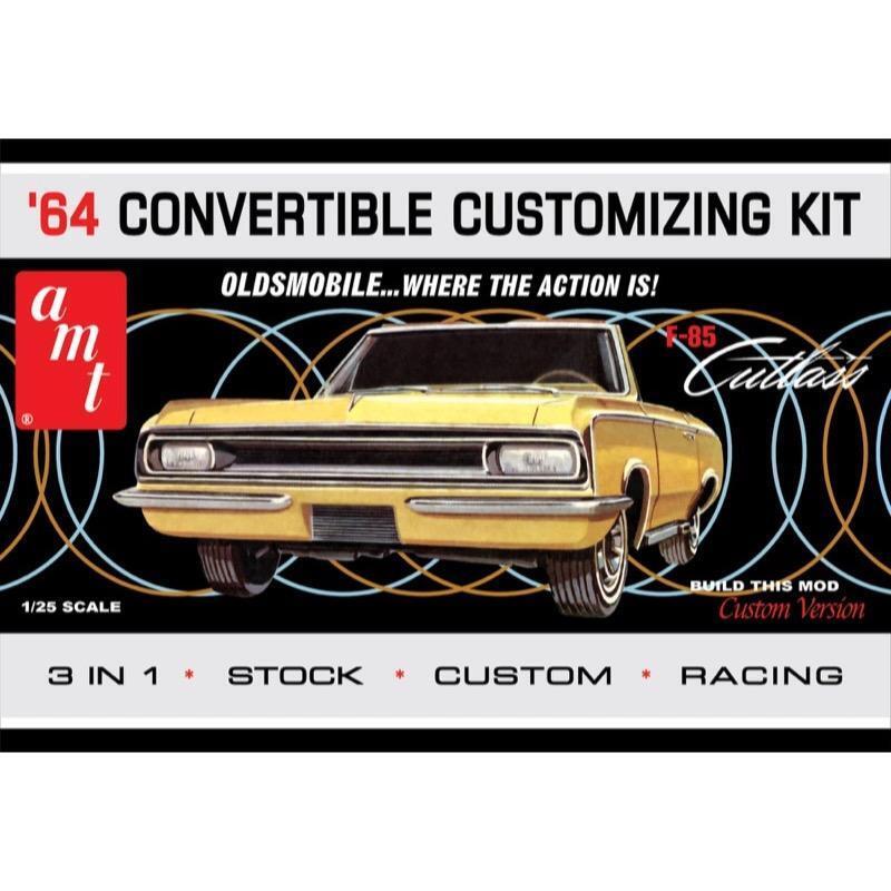 AMT1200 AMT 1/25 1964 Olds Cutlass F-85 Convertible Plastic Model Kit AMT