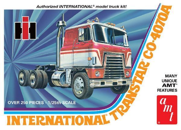 AMT1203 AMT 1/25 International Transtar CO-4070A Semi Tractor Plastic Model Kit AMT