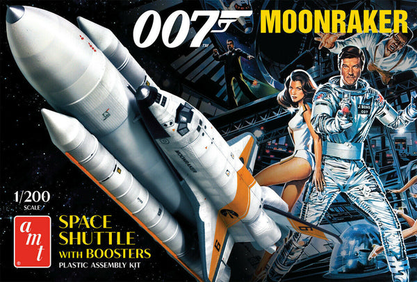 AMT1208 AMT 1/200 Moonraker Shuttle w/Boosters - James Bond Plastic Model Kit