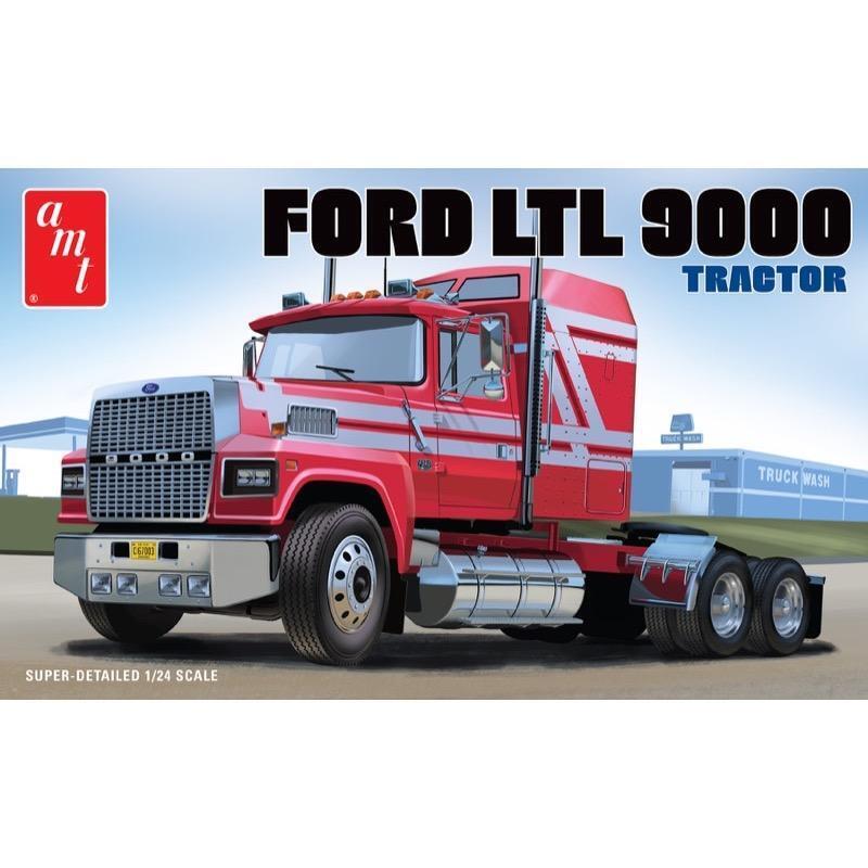 AMT1238 AMT 1/24 Ford LTL 9000 Semi Tractor Plastic Model Kit AMT