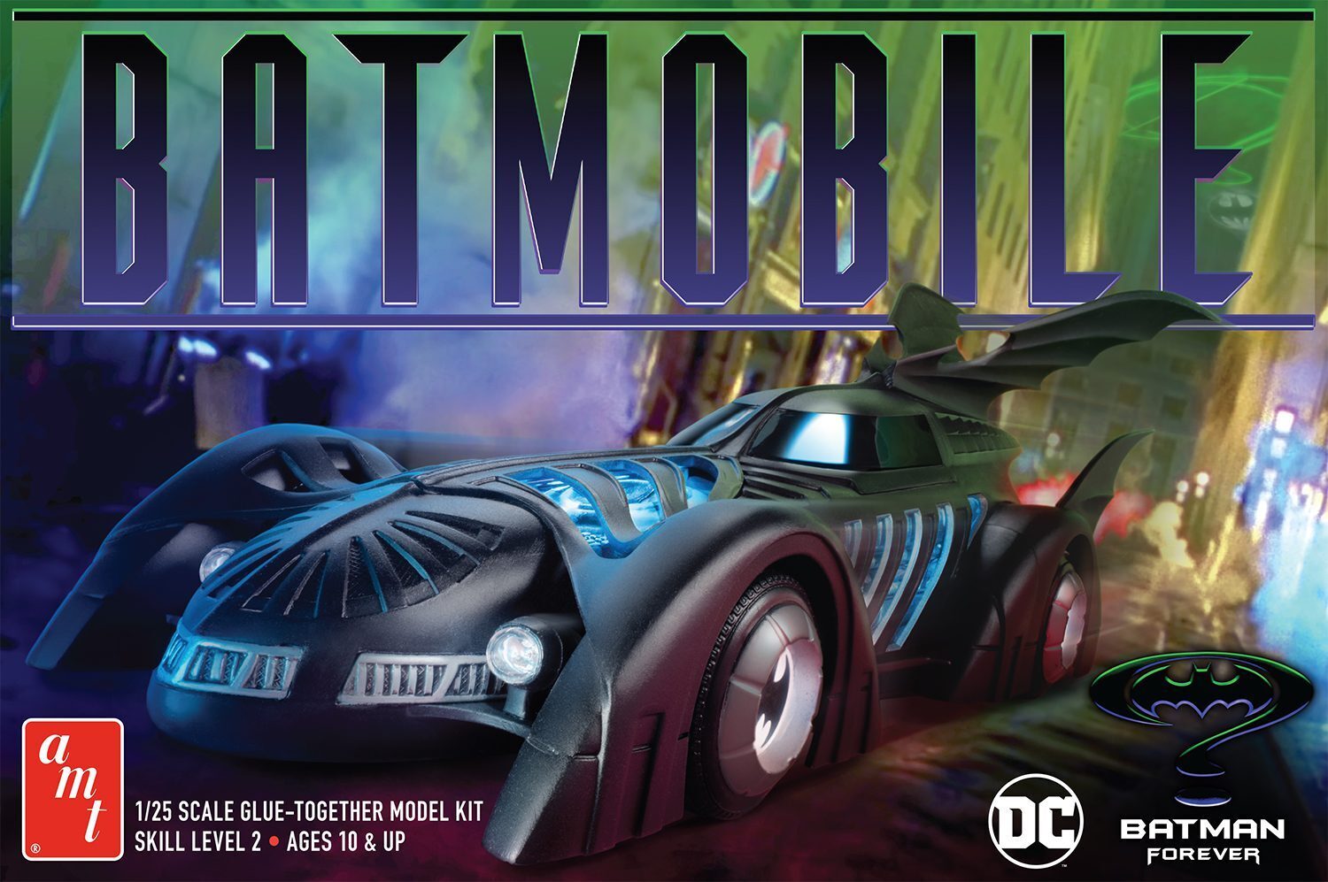 AMT1240 AMT 1/25 Batman Forever Batmobile Plastic Model Kit AMT