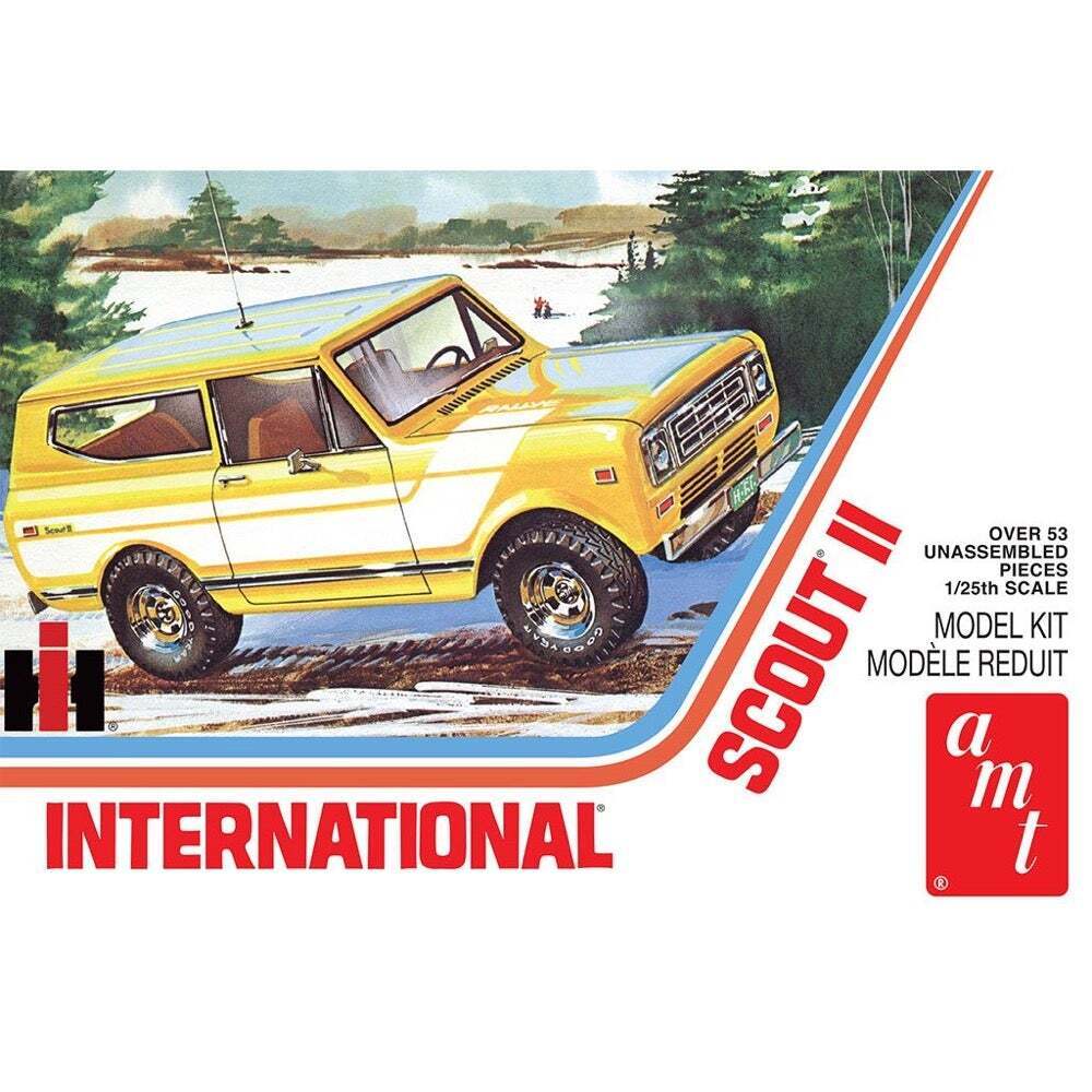AMT1248 AMT 1/25 1977 International Harvester Scout II Plastic Model Kit AMT