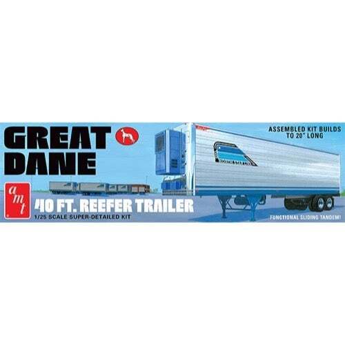 AMT1249 AMT 1/25 Great Dane 40' Reefer Trailer (Coors) Plastic Model Kit AMT