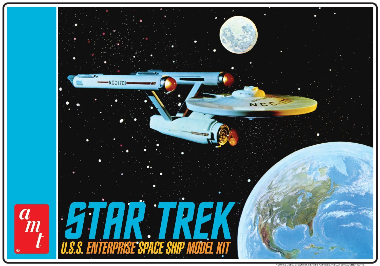 AMT1296 AMT 1/650 Star Trek Classic U.S.S. Enterprise Plastic Model Kit AMT
