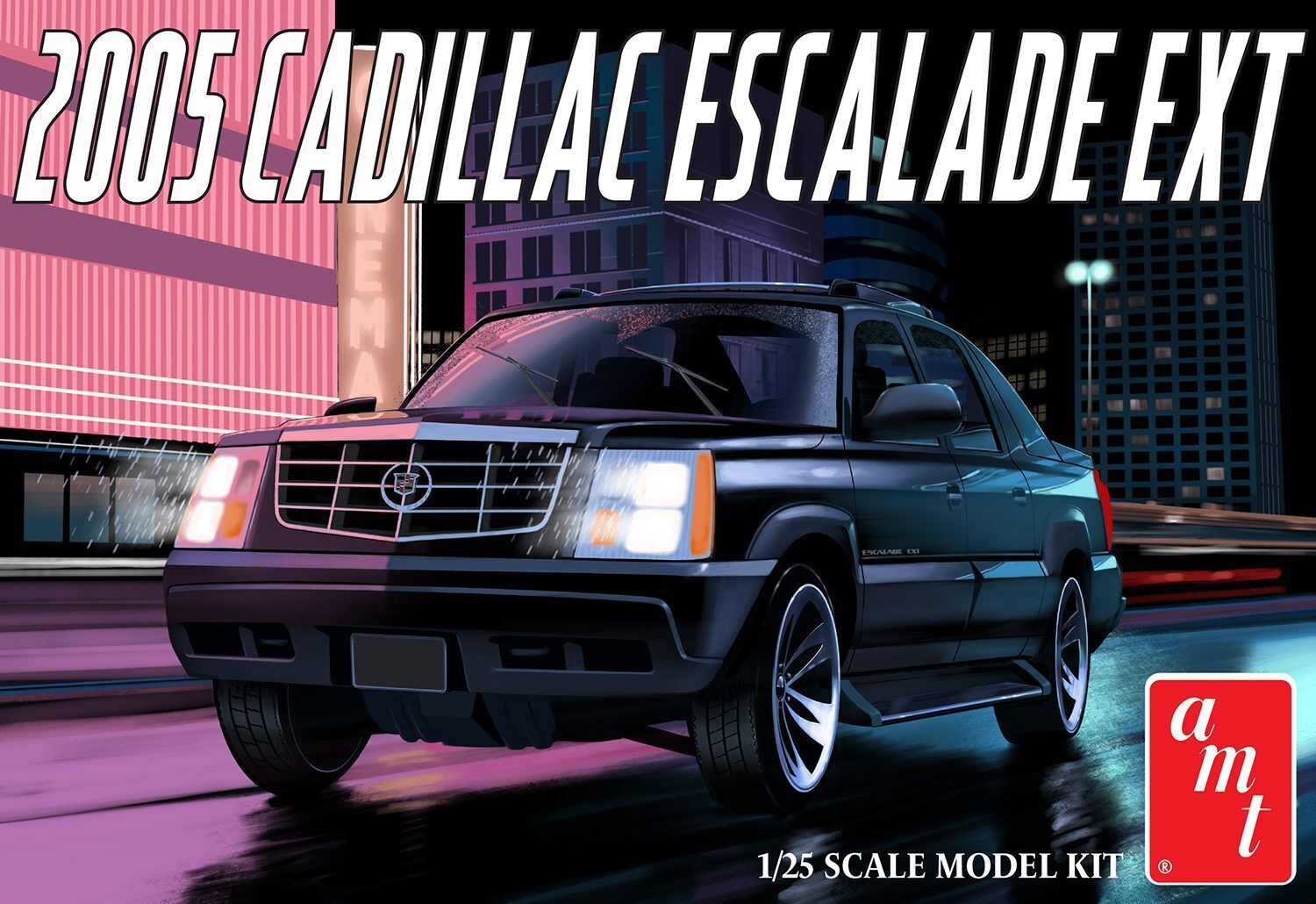 AMT1317 AMT 1/25 2005 Cadillac Escalade EXT Plastic Model Kit AMT
