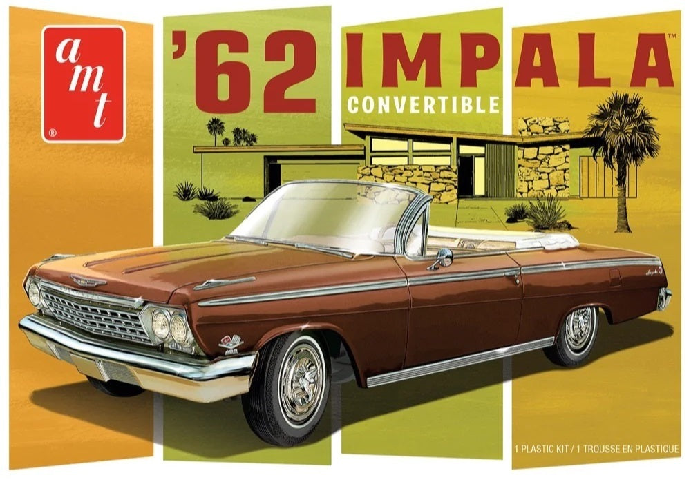 AMT1355M AMT 1/25 1962 Chevy Impala Convertible Plastic Model Kit AMT