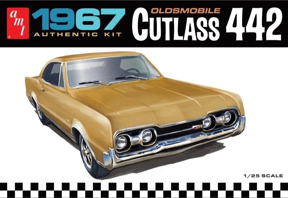 AMT1365 AMT 1/25 1967 Oldsmobile 442 Plastic Model Kit AMT