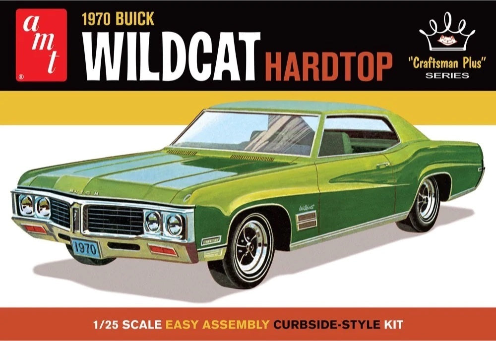 AMT1379 AMT 1/25 1970 Buick Wildcat Hardtop Plastic Model Kit AMT