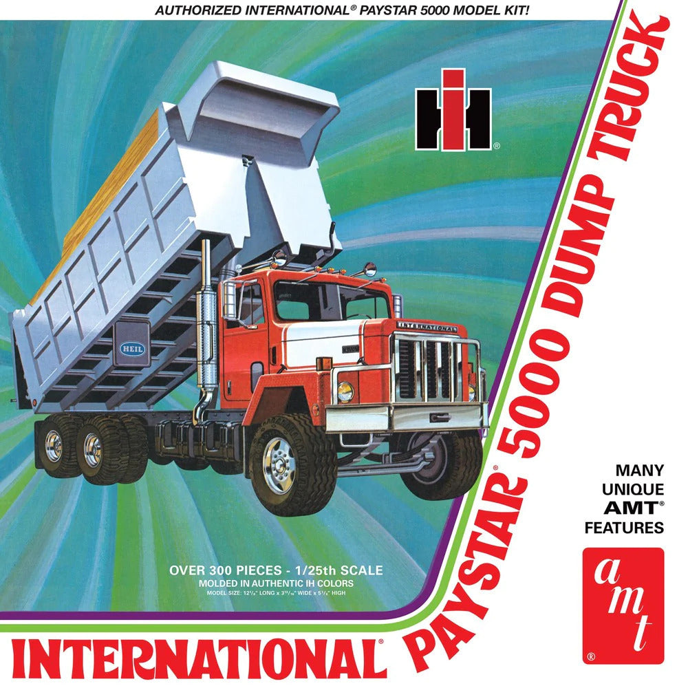 AMT1381 AMT 1/25 IH Paystar 5000 Dump Truck Plastic Model Kit AMT