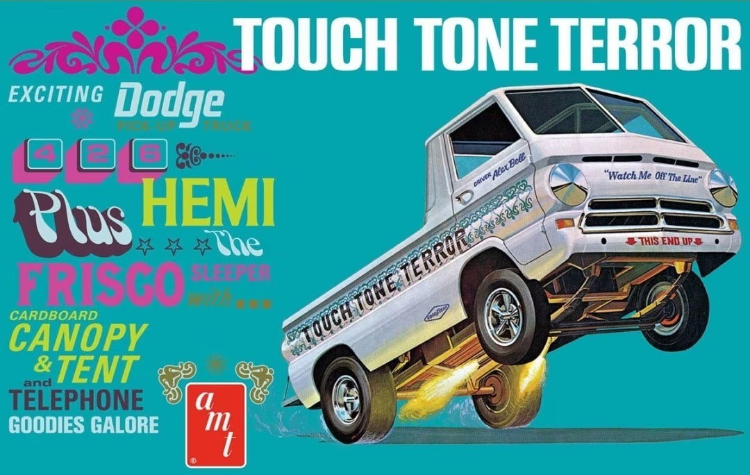 AMT1389 AMT 1/25 1966 Dodge A100 Pickup "Touch Tone Terror" Plastic Model Kit AMT