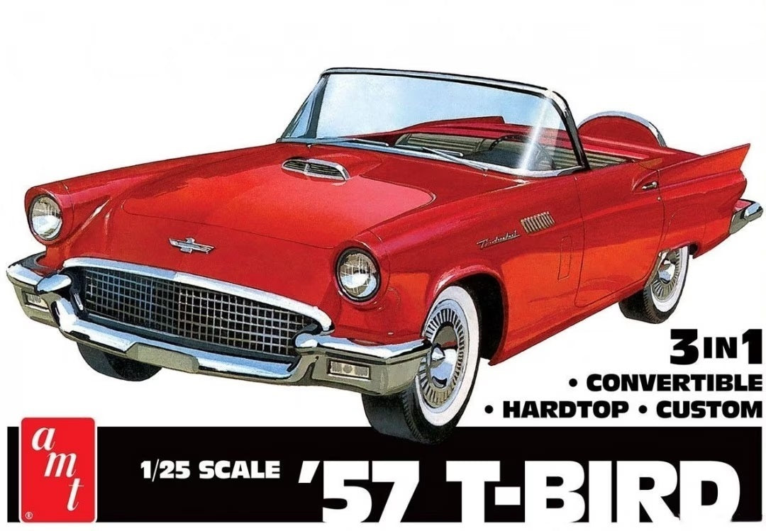 AMT1397 AMT 1/25 1957 Ford Thunderbird Plastic Model Kit AMT