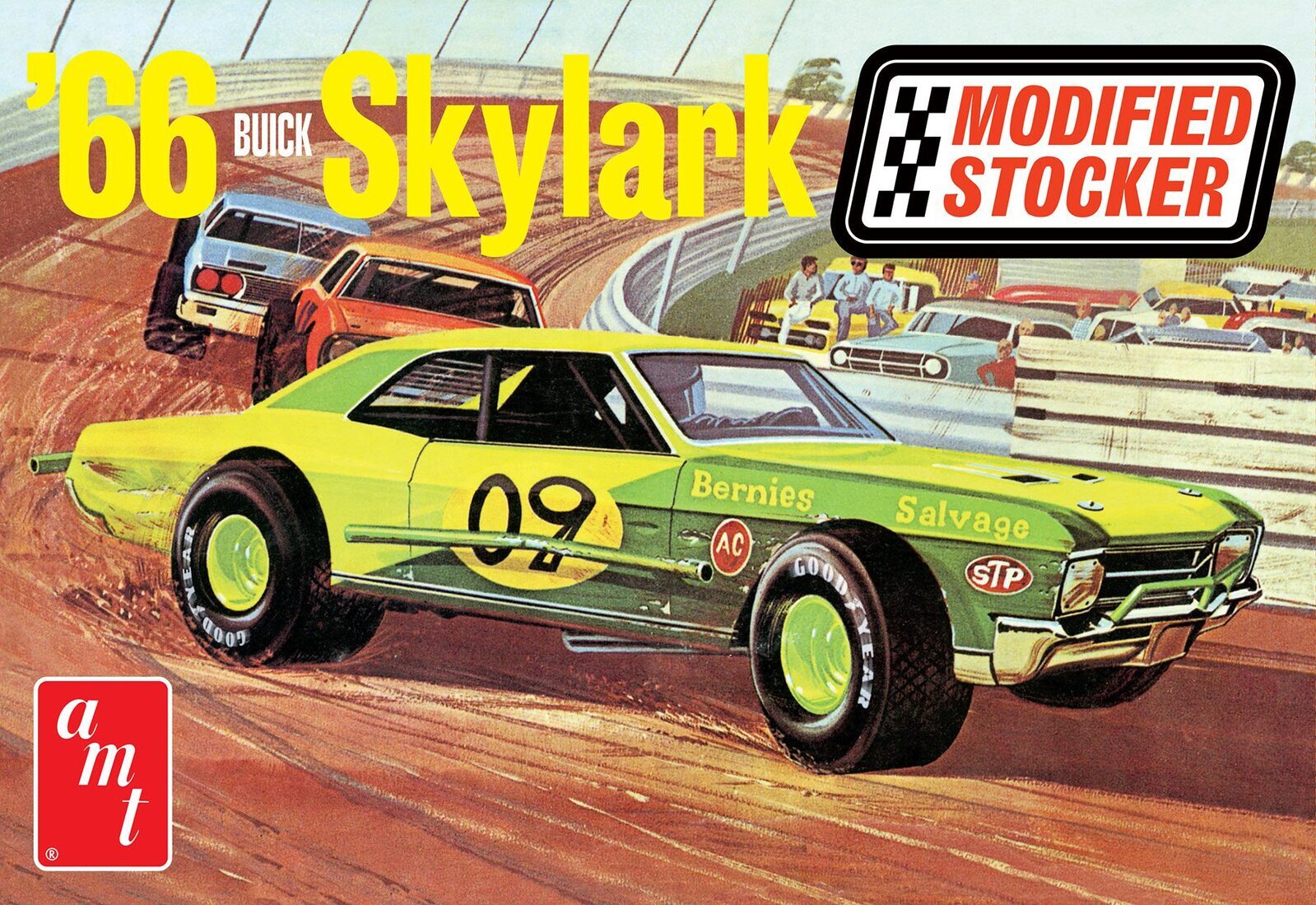 AMT1398 AMT 1/25 1966 Buick Skylark Modified Stocker Plastic Model Kit AMT