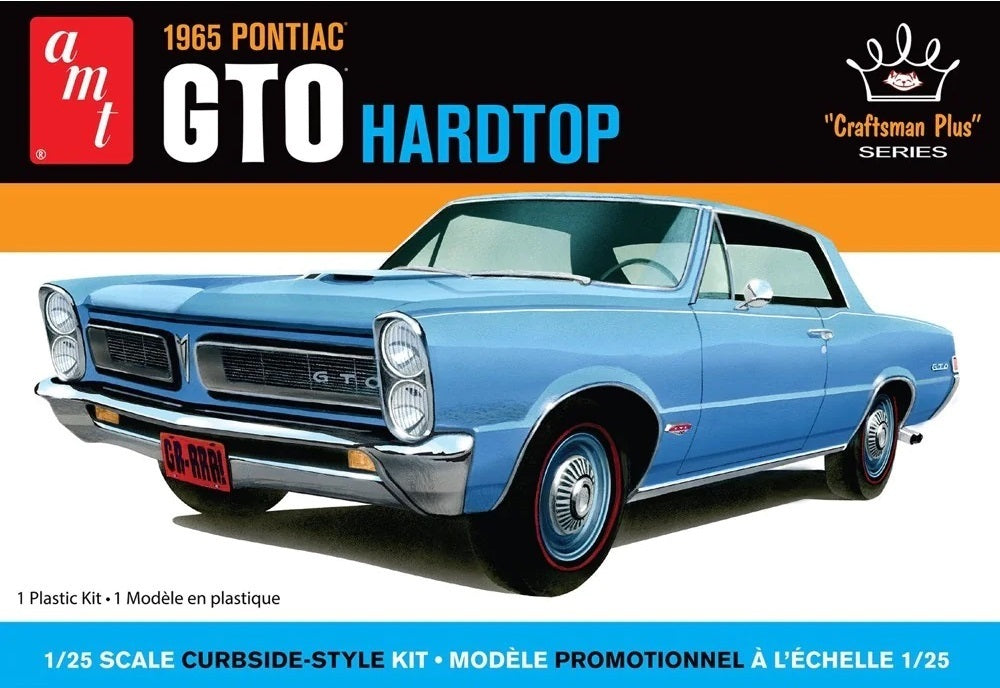 AMT1410M AMT 1/25 1965 Pontiac GTO Hardtop Craftsman Plus Plastic Model Kit AMT