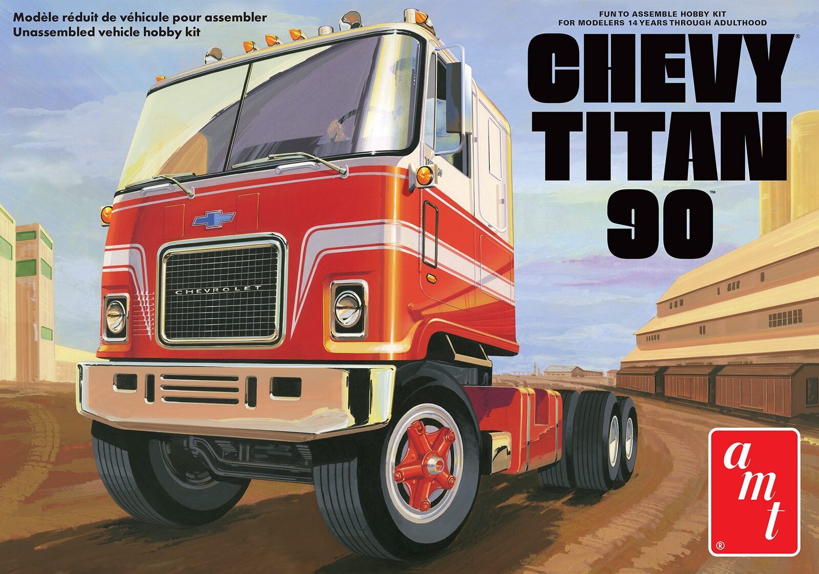 AMT1417 AMT 1/25 Chevy Titan 90 Plastic Model Kit AMT