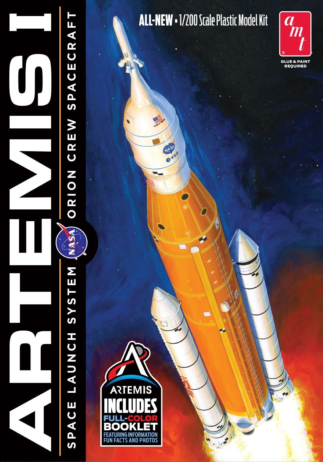 AMT1423 AMT 1/200 NASA Artemis-1 Rocket Plastic Model Kit AMT