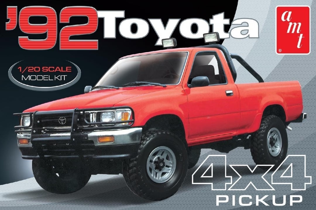 AMT1425 AMT 1/20 1992 Toyota 4x4 Pickup Plastic Model Kit AMT