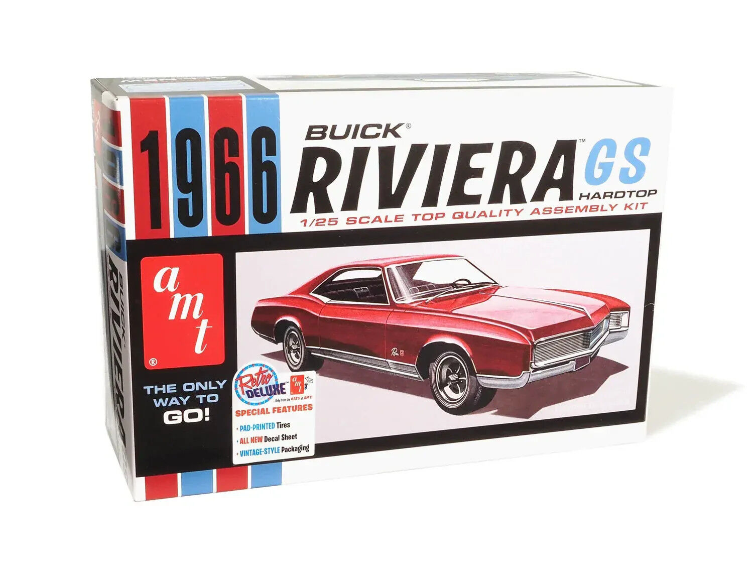 AMT 1/25 1966 Buick Riviera GS Plastic Model Kit AMT1439