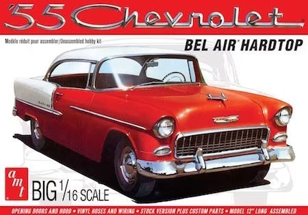 AMT1452 AMT 1/16 1955 Chevy Bel Air Hardtop Plastic Model Kit AMT