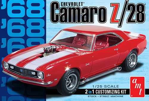 AMT868 AMT 1/25 1968 Camaro Z/28 Plastic Model Kit AMT