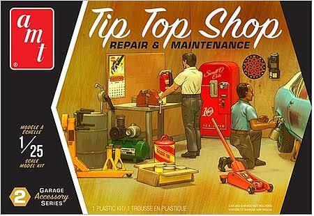 AMTPP016M AMT 1/25 Garage Accessory Set #2 Tip Top Shop AMT
