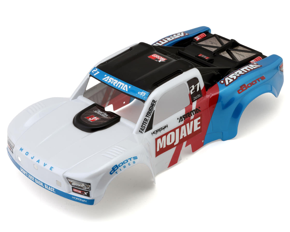 Arrma Mojave Grom BLX Body, White and Blue ARA-1565