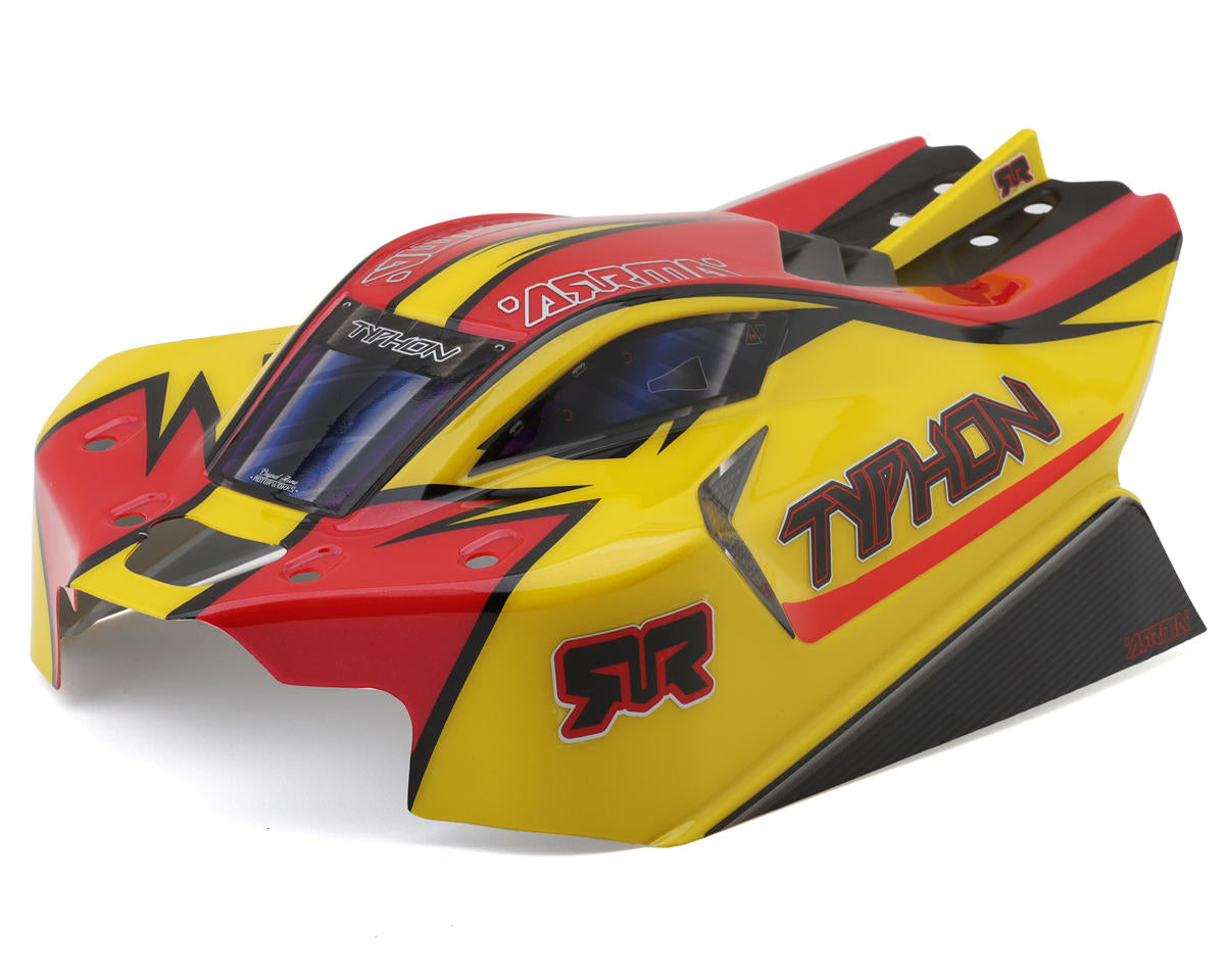 Arrma Yellow/Red Painted Body, Typhon V4 ARA-2250