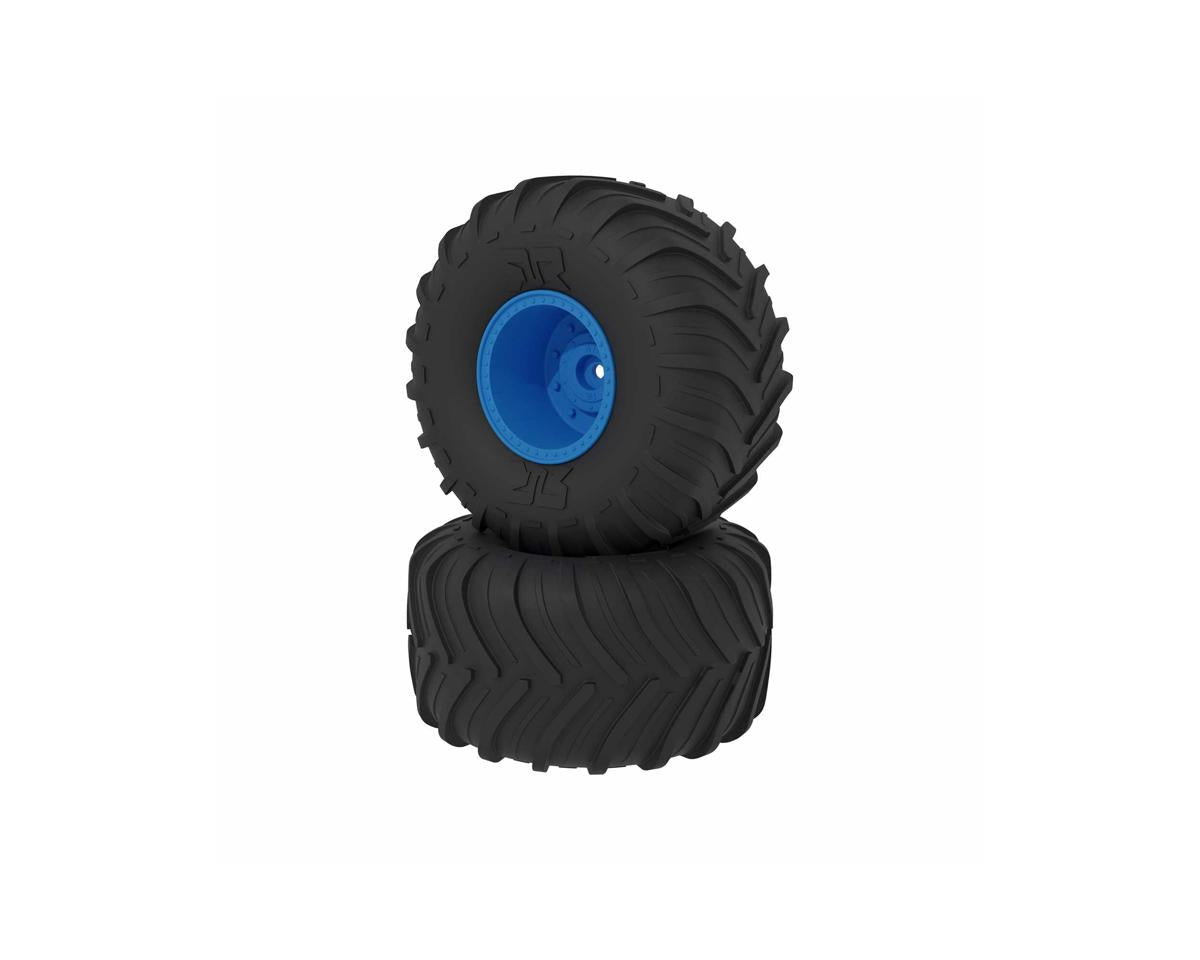 Arrma dBoots Chevron MT Tyre Set Glued, Blue ARA-2530