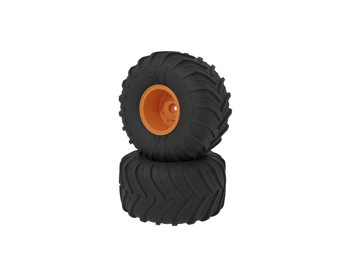 Arrma dBoots Chevron MT Tyre Set Glued, Orange ARA-2532