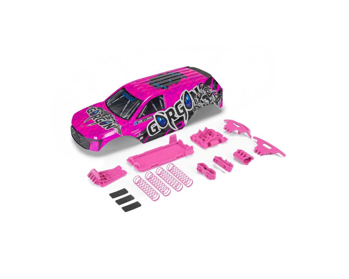 Arrma Gorgon Painted Body Set, Pink/Black ARA-2608