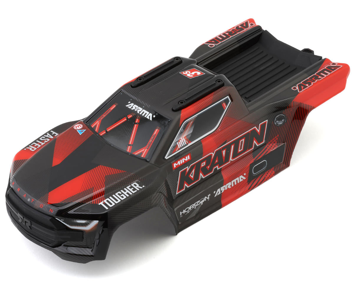 Arrma Mini Kraton Body, Black/Red - ARA-2652