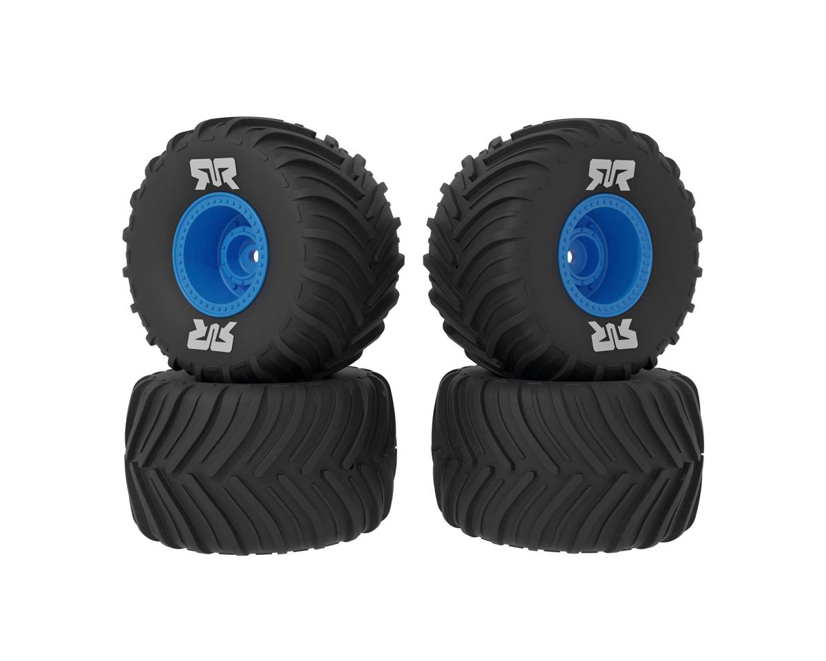 Arrma dBoots Chevron MT Tyre Set Glued, Gorgon, Quake Grom - ARA-3982