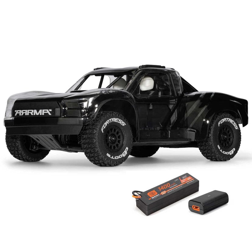 Arrma Mojave Grom 1/16 4x4 Ready to Assemble Desert Truck, Clear/Black, ARA2104KT1