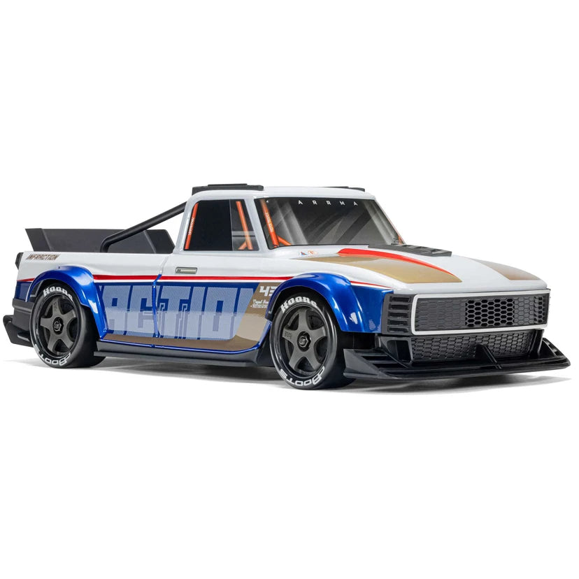 Arrma Infraction Grom 3S BLX 4X4 1/12 All-Road Truck, RTR Basic, Blue ARA2315T1