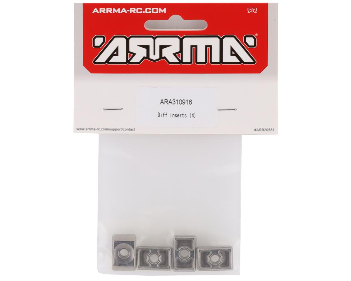 ARA310916 Arrma Diff Inserts, 4pcs, 8S BLX, AR310916 ARRMA